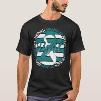 Camiseta Lucha contra el cáncer cervical Png, cinta Verde a