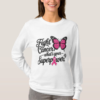 Camiseta Lucha Contra el Cáncer ¿Cuál es Tu Superpoder Mari