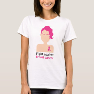 Camiseta Lucha contra el cáncer de mama