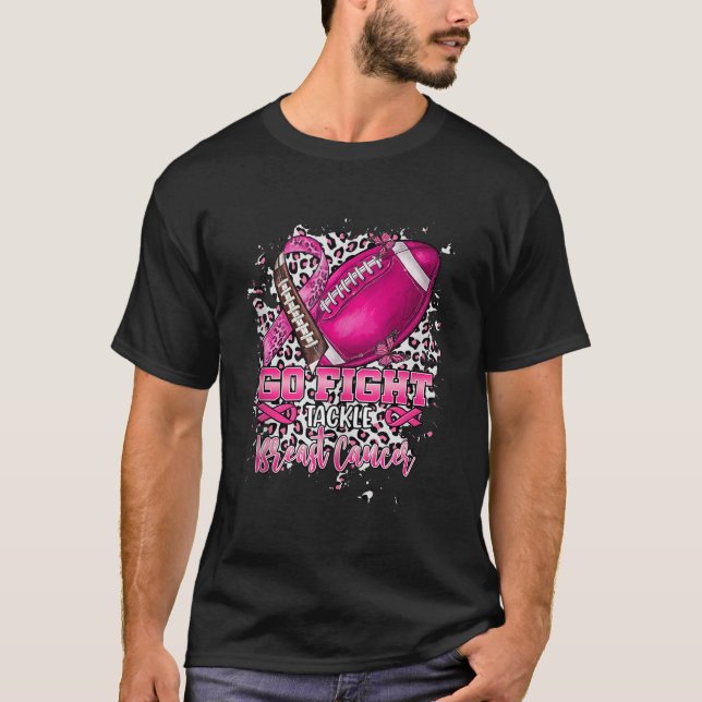 Camiseta Lucha contra el cáncer de mama Conciencia en el fú (Anverso)