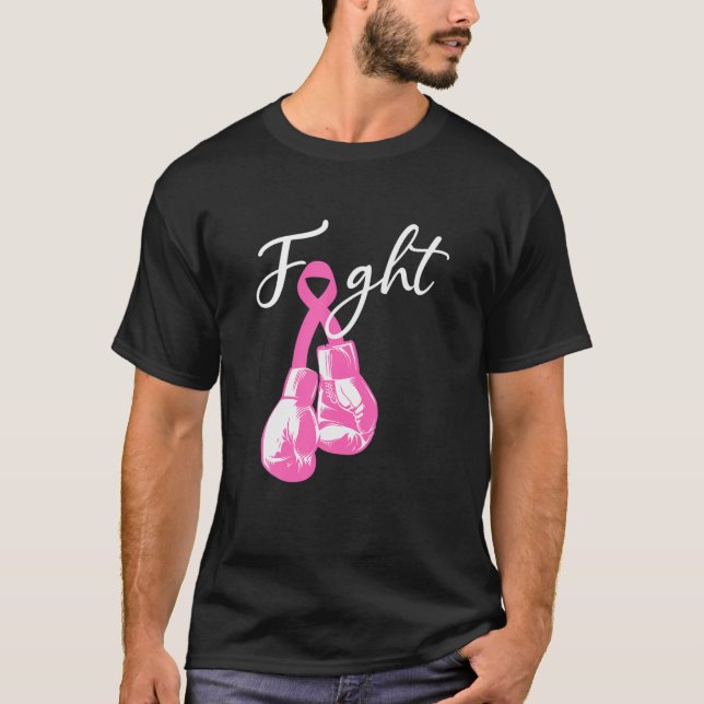Camiseta Lucha contra el cáncer de mama Conciencia sobre el (Anverso)