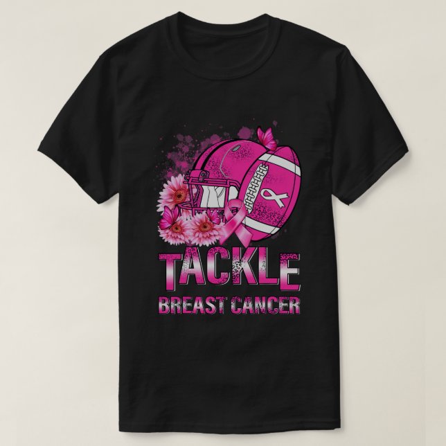 Camiseta Lucha contra el cáncer de mama Concienciación fren (Diseño del anverso)