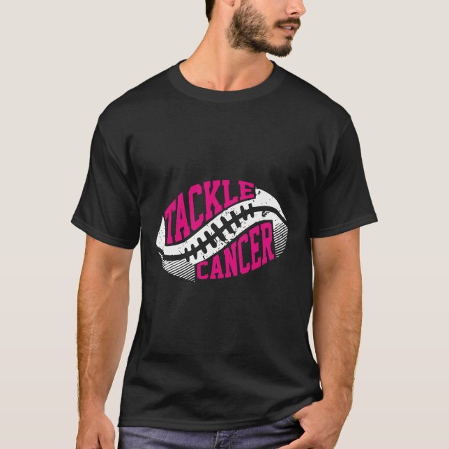 Camiseta Lucha contra el cáncer de mama de cinta rosada con (Anverso)