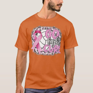 Camiseta Lucha contra el cáncer de mama de voleibol rosa cu