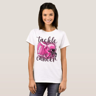 Camiseta Lucha contra el cáncer de mama Tema del fútbol