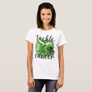 Camiseta Lucha contra el cáncer de pulsera tema del fútbol