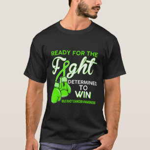 Camiseta Lucha contra el cáncer en la bilis: conciencia sob