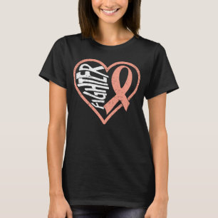 Camiseta Lucha contra el cáncer endometrial con cáncer de ú