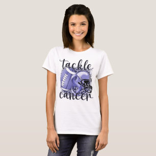 Camiseta Lucha contra el cáncer esofágico tema del fútbol