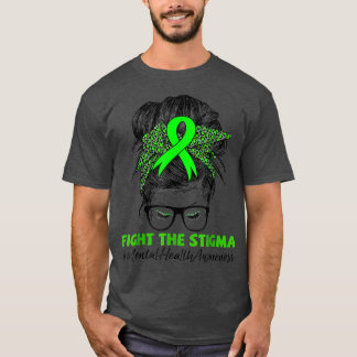 Camiseta Lucha contra el estigma, conciencia de la salud me