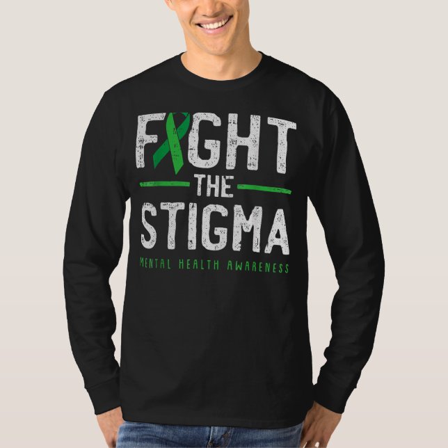 Camiseta Lucha contra el estigma: conciencia sobre la salud (Anverso)