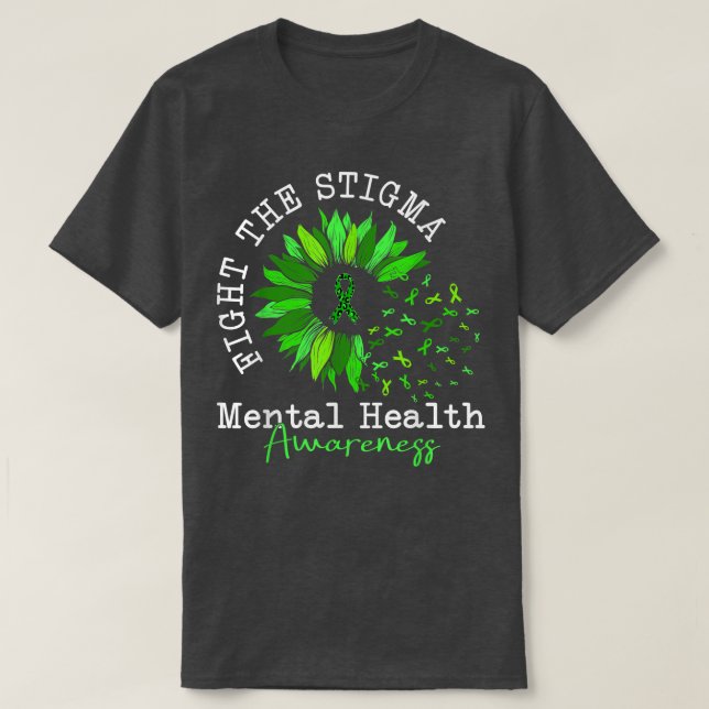 Camiseta Lucha contra el estigma: conciencia sobre la salud (Diseño del anverso)
