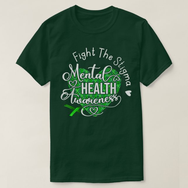 Camiseta Lucha contra el estigma: conciencia sobre la salud (Diseño del anverso)