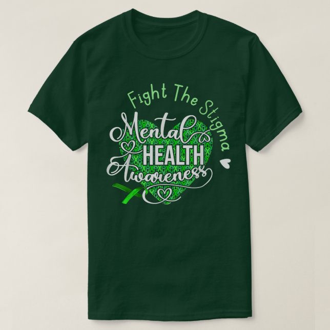 Camiseta Lucha contra el estigma: conciencia sobre la salud (Diseño del anverso)