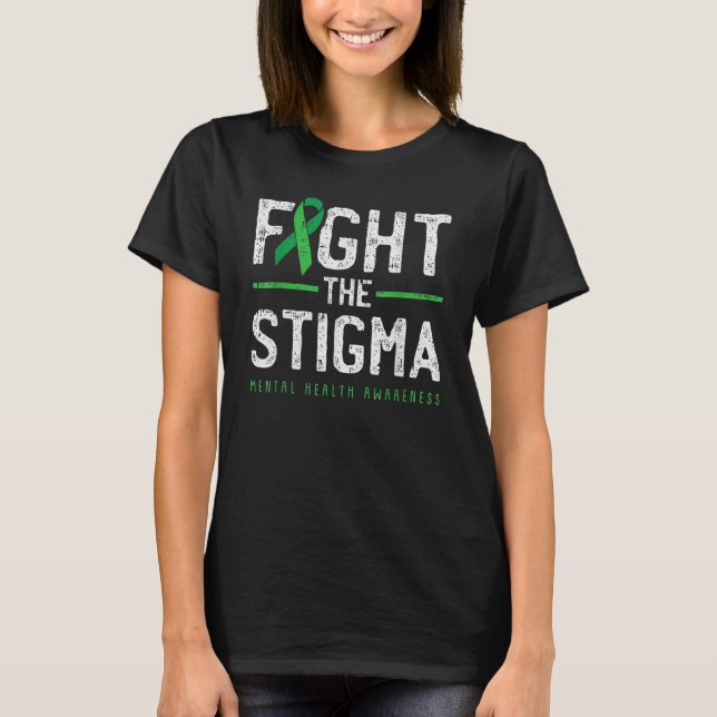 Camiseta Lucha contra el estigma: conciencia sobre la salud (Anverso)