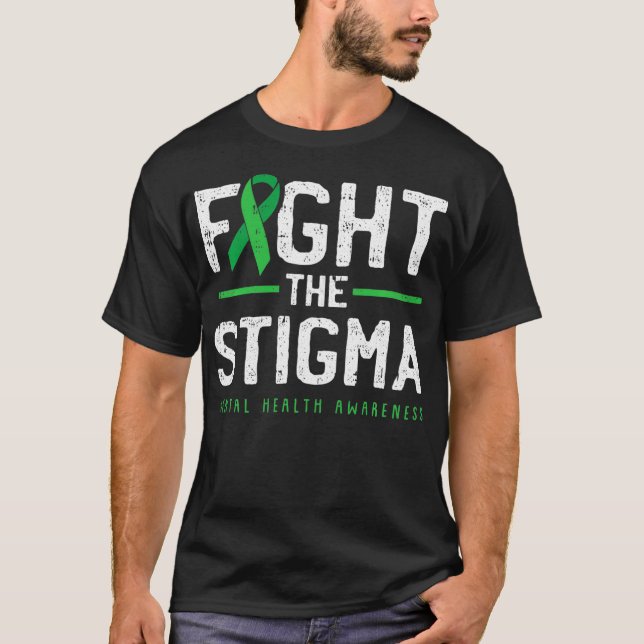 Camiseta Lucha contra el estigma: conciencia sobre la salud (Anverso)