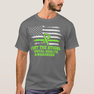 Camiseta Lucha contra el estigma La Bandera Estadounidense 