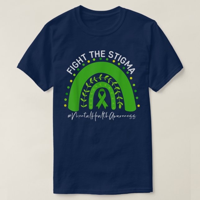 Camiseta Lucha contra el estigma La salud mental es importa (Diseño del anverso)