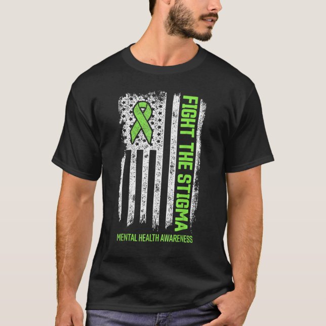 Camiseta Lucha contra el estigma La salud mental es importa (Anverso)