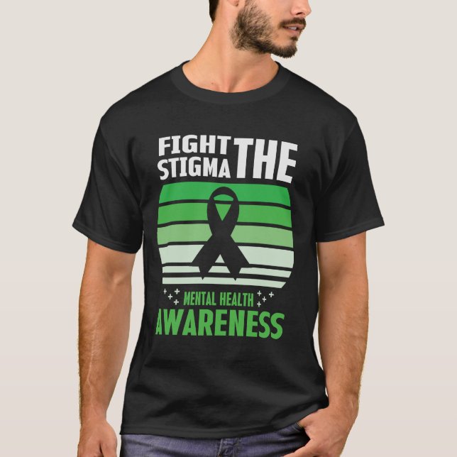 Camiseta Lucha contra el estigma Mes de sensibilización sob (Anverso)