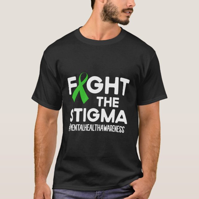 Camiseta Lucha contra el estigma Tal Mes de la Concienciaci (Anverso)
