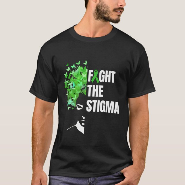 Camiseta Lucha contra el estigma Tal Mes de la Concienciaci (Anverso)