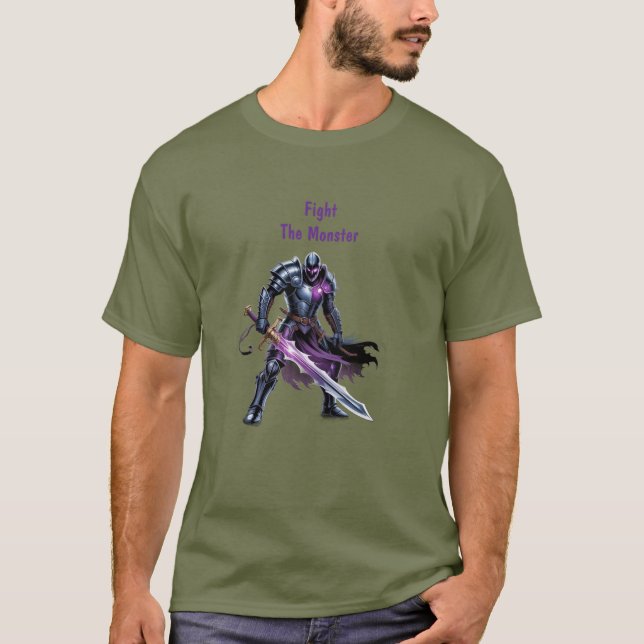 Camiseta Lucha contra el monstruo  (Anverso)