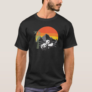Camiseta Lucha contra el Oso Animal Zoológico Pandas para H