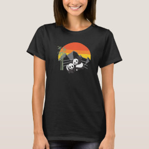 Camiseta Lucha contra el Oso Animal Zoológico Pandas para H