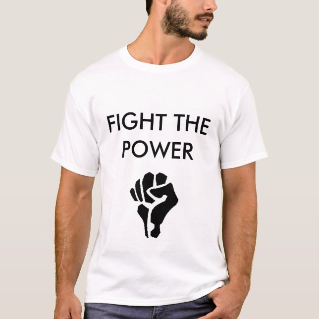 CAMISETA LUCHA CONTRA EL PODER (Anverso)