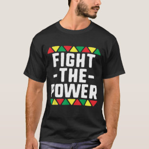 Camiseta Lucha contra el poder Mes de la Historia Negra