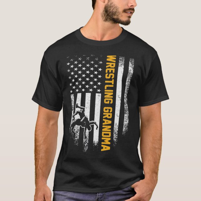Camiseta Lucha contra la abuela Silhouette (Anverso)