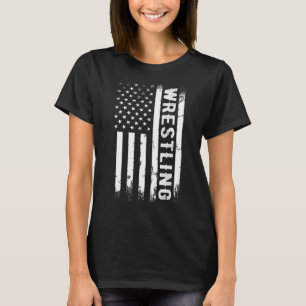 Camiseta Lucha contra la Bandera Estadounidense Curiosa Luc