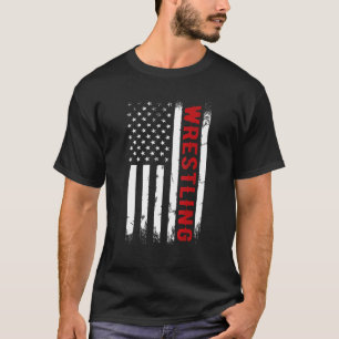 Camiseta Lucha contra la bandera estadounidense lucha contr