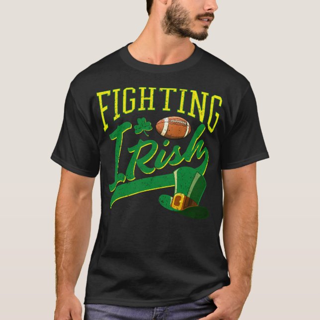 Camiseta Lucha contra la cosecha irlandesa de fútbol para l (Anverso)