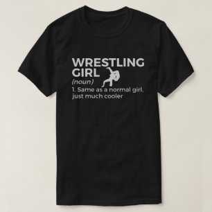Camiseta Lucha contra la definición de Chica Divertido luch