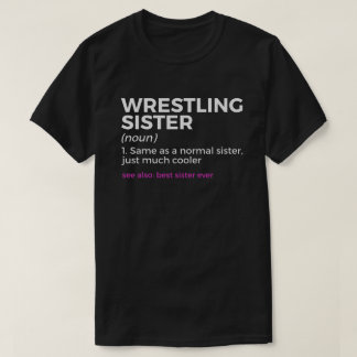 Camiseta Lucha contra la definición de hermana mejor herman