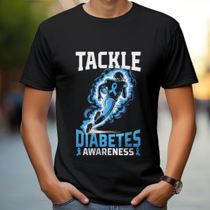 Camiseta Lucha contra la diabetes: conocimiento del fútbol 