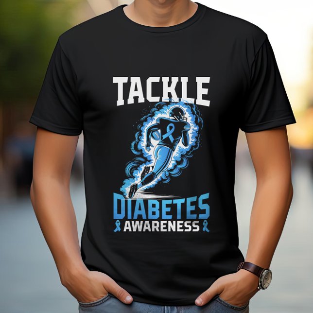 Camiseta Lucha contra la diabetes: conocimiento del fútbol  (Subido por el creador)