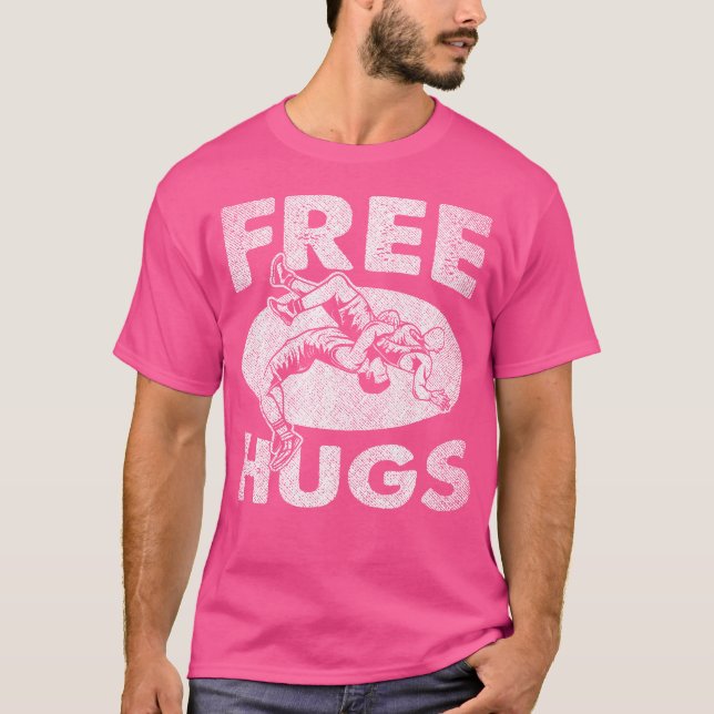 Camiseta Lucha contra la divertida lucha libre de abrazos (Anverso)