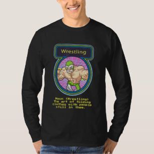Camiseta Lucha contra la ropa doblada con personas que aún 