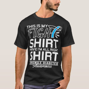 Camiseta Lucha contra la toma de conciencia en la diabetes 