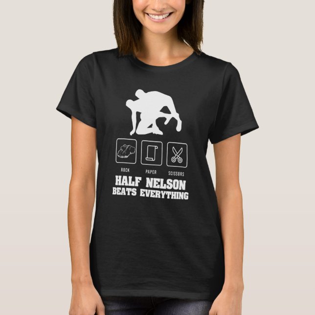 Camiseta Lucha Contra Las Tijeras De Papel Rock En Ee.Uu. B (Anverso)