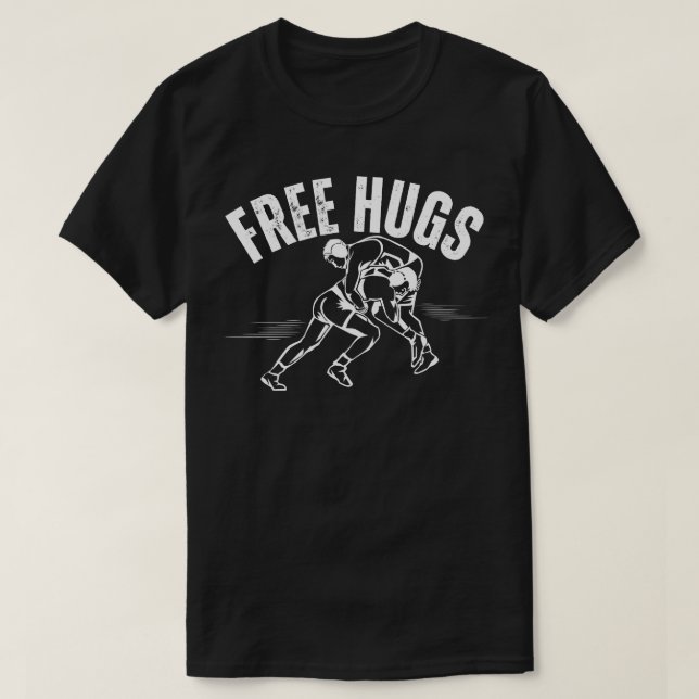 Camiseta Lucha contra los abrazos libres (Diseño del anverso)