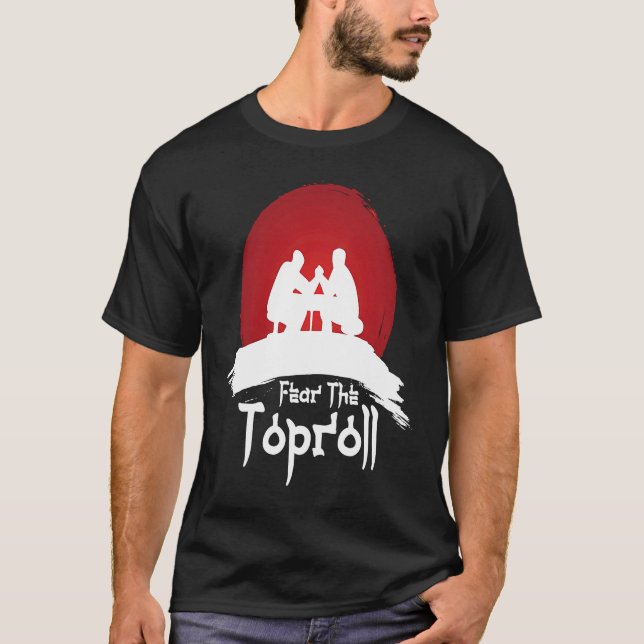 Camiseta Lucha de brazo girando la muñeca al estilo japonés (Anverso)