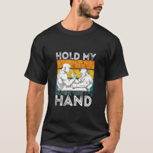 Camiseta Lucha De Brazos Retro Vintage Sostengo Mi Calor De