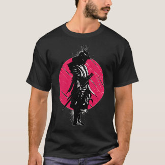 Camiseta Lucha de espada katana del guerrero samurái de Jap