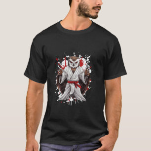 Camiseta Lucha de Karate Animal Clásico de Búho Judo