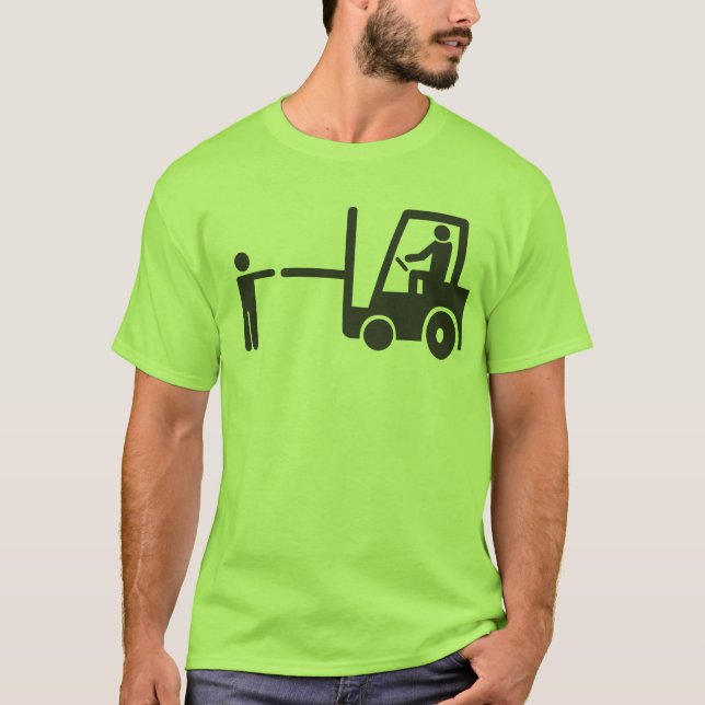 Camiseta lucha de la carretilla elevadora (Anverso)