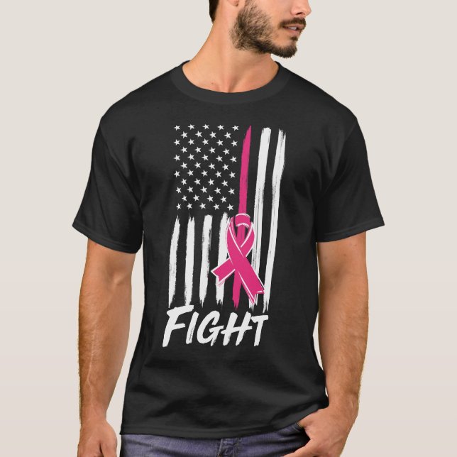Camiseta Lucha de la conciencia del cáncer de pecho de la (Anverso)